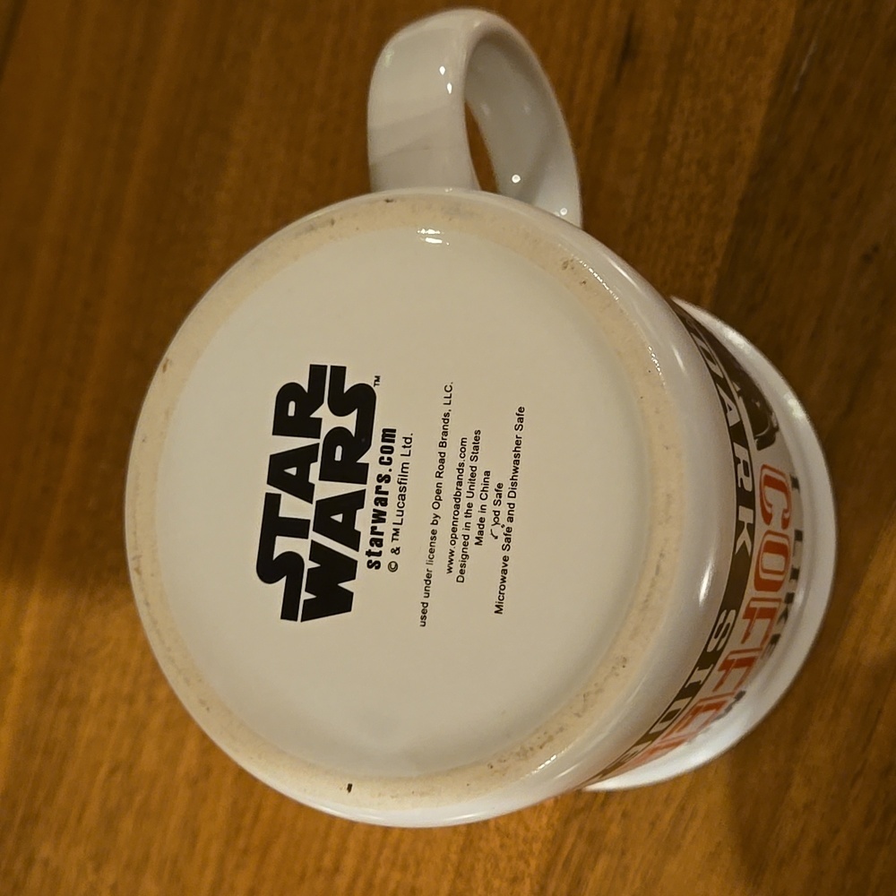 Star Wars Darth Vader I like my coffee on the dark side white black red mug - Picture 6 of 11